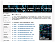 Tablet Screenshot of cyberjournals.com